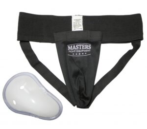 Ochraniacze krocza MASTERS - S-20 czarny XS