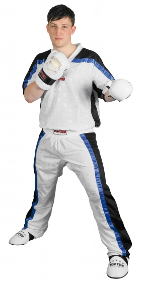 Spodnie do kickboxingu TOP TEN - SKBP-TT czarny XXXS - obrazek 7