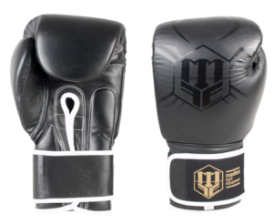 Rękawice bokserskie skórzane MASTERS RBT-BLACK/BLACK 16 oz