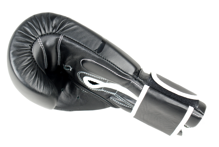 Rękawice bokserskie skórzane MASTERS RBT-BLACK/BLACK 16 oz - obrazek 3