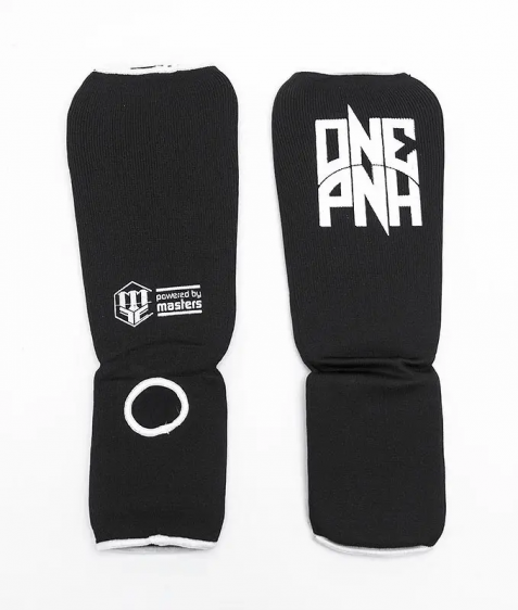 Nagolenniki elastyczne NS-B1 "ONE PUNCH" biały L - obrazek 5