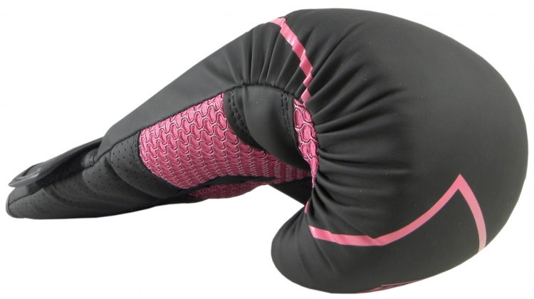 Rękawice bokserskie RPU-BLACK czarno - żółty 12 oz - obrazek 8