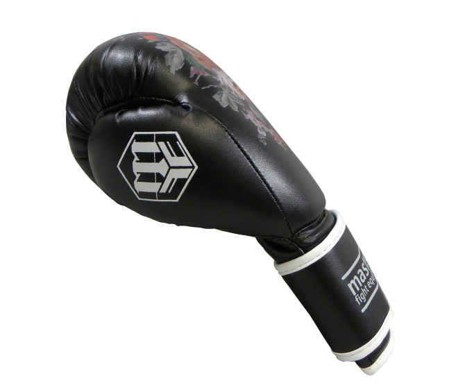Rękawice bokserskie MASTERS RPU-FLOWER czarny 8 oz - obrazek 11