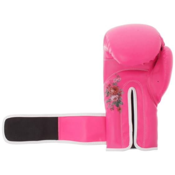 Rękawice bokserskie MASTERS RPU-FLOWER czarny 8 oz - obrazek 12