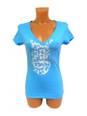 T-shirt damski LEONE LW1011/S16 turkusowy "M"