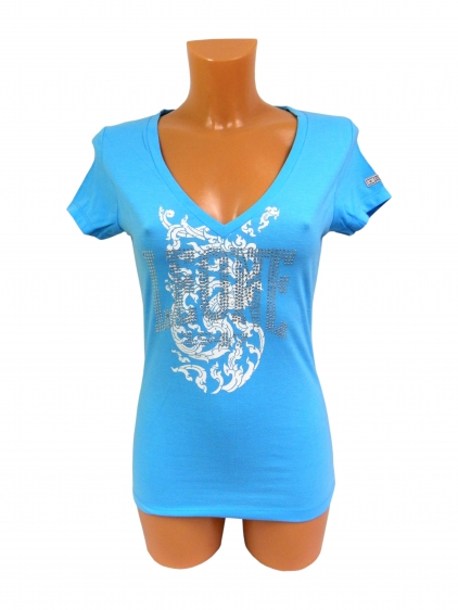 T-shirt damski LEONE LW1011/S16 turkusowy "M"