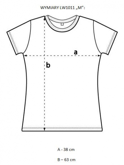 T-shirt damski LEONE LW1011/S16 turkusowy "M" - obrazek 5