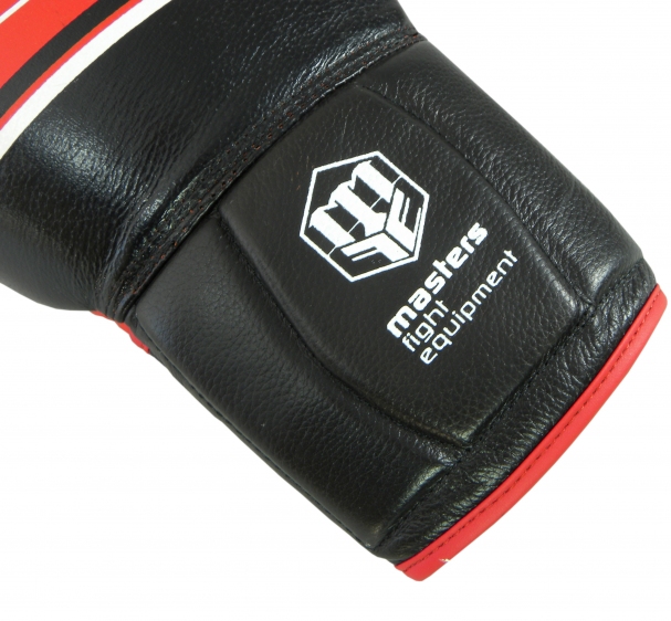Rękawice bokserskie RBT-LF 14 oz czarno-czerwone - obrazek 7
