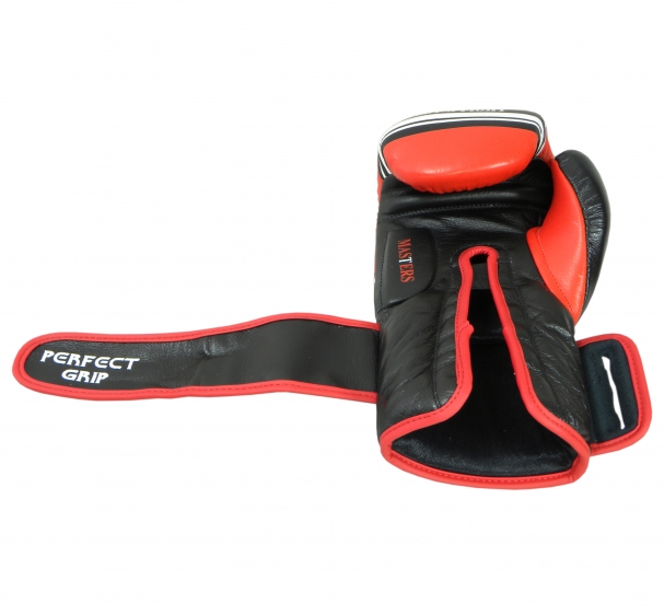 Rękawice bokserskie RBT-LF 14 oz czarno-czerwone - obrazek 8