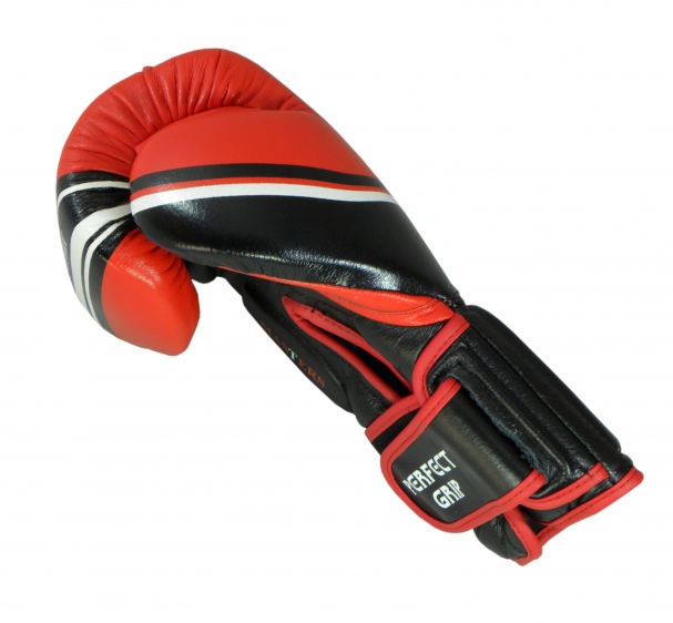 Rękawice bokserskie RBT-LF 14 oz czarno-czerwone - obrazek 12