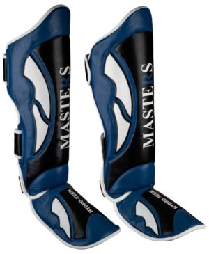 Nagolenniki skórzane NS-TECH czerwony XL