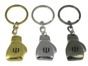 Breloczek rękawica stalowy czarny