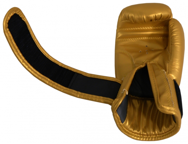 Rękawice bokserskie MASTERS JUNIOR COLLECTION RPU-MJC 4 oz złote - obrazek 5