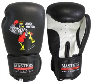 Rękawice bokserskie MASTERS JUNIOR COLLECTION RPU-MJC czarny 8 oz