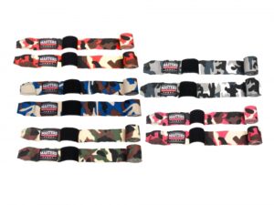 Taśmy bokserskie półelastyczne BBE-MFE CAMOUFLAGE 4,5 m różowy