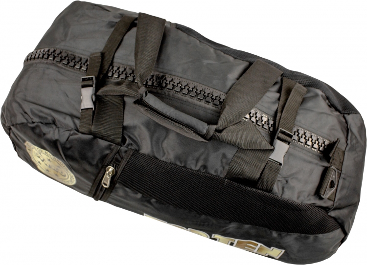 Torba sportowa TOP TEN z funkcją plecaka 67 x 36 x 33 TPR-P-1 WAKO czarno-złota - obrazek 3