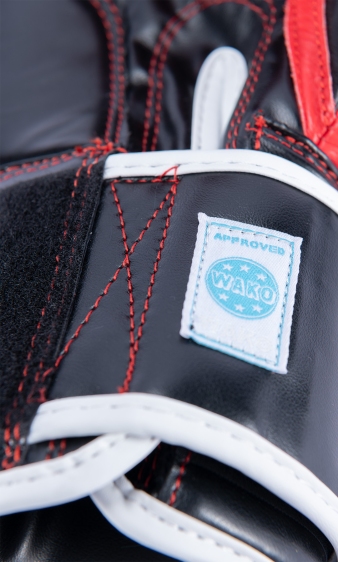 Rękawice bokserskie RTT-WAKO 10 oz (WAKO APPROVED) czerwony - obrazek 10