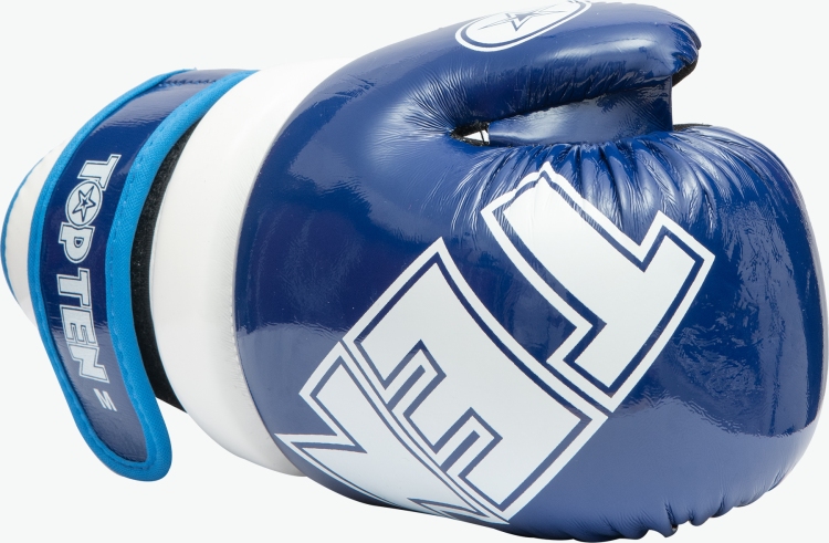 Rękawice otwarte ROTT "GLOSSY BLOCK" (WAKO APPROVED new) jasnoniebieski L - obrazek 13