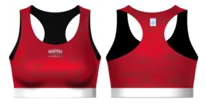 Top krótki MASTERS "FIGHT" (WAKO APPROVED) czarny L