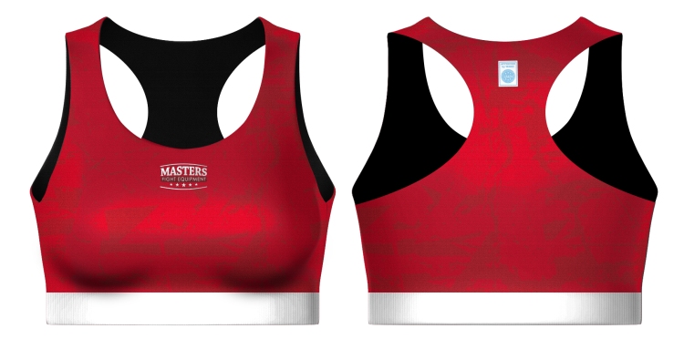 Top krótki MASTERS "FIGHT" (WAKO APPROVED) niebieski M