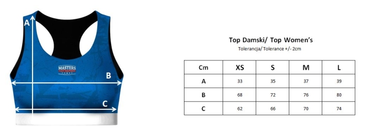 Top krótki MASTERS "FIGHT" (WAKO APPROVED) niebieski M - obrazek 5