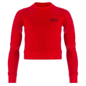 Bluzka damska z długim rękawem MASTERS BS-CROP czerwona XS