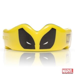 Ochraniacze zębów OZ-TT "Extro Marvel Wolverine" żółto-niebieskie SENIOR