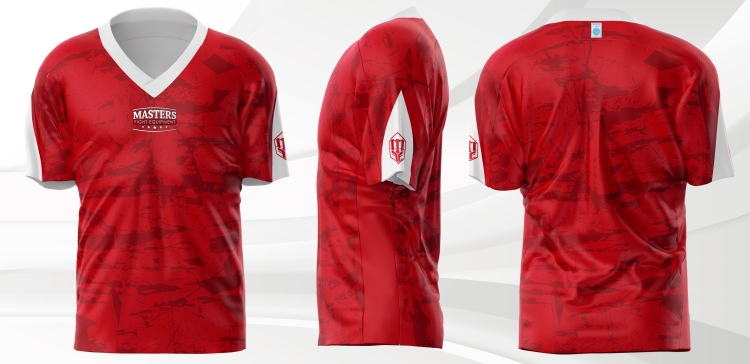 Koszulka MASTERS do point-fightingu "FIGHT" (WAKO APPROVED) czarny L - obrazek 3