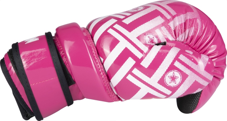 Rękawice otwarte ROTT-PRISM (WAKO APPROVED) czarny S - obrazek 13