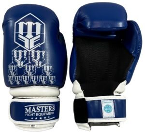 Rękawice otwarte ROSM-FIGHT (WAKO APPROVED) czerwony S