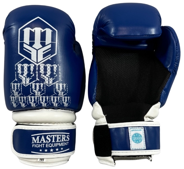 Rękawice otwarte ROSM-FIGHT (WAKO APPROVED) czerwony S