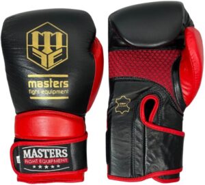 Rękawice bokserskie RBT-PRO-TRAIN 12 oz czarno - niebieskie