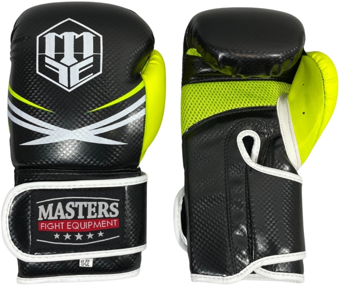 Rękawice bokserskie MASTERS RPU-PRO 10 oz czarno - różowy - obrazek 4