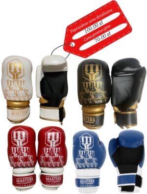 Rękawice otwarte ROSM-FIGHT czarny M