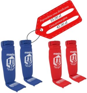 Nagolenniki elastyczne NS-B1 czerwony L