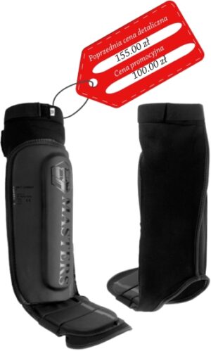 Nagolenniki MASTERS NS-COMBAT-MATT czarne XL