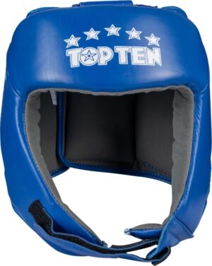 Kask bokserski turniejowy KTT-COMPETITION (WORLD BOXING APPROVED) niebieski XL
