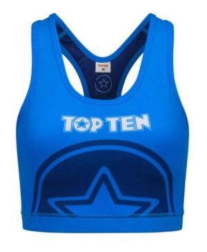 Top krótki TOP TEN "WAKO" (WAKO APPROVED) niebieski L