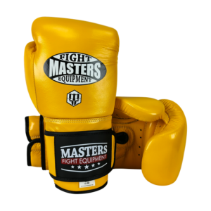 Rękawice bokserskie skórzane RBT-MEX 12 oz żółte