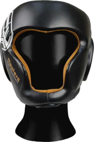 Kask bokserski KSS-PU-BLACK L