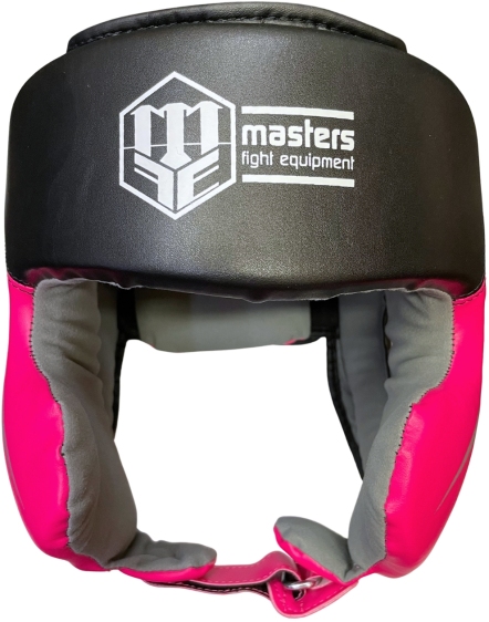 Kask bokserski sparingowy KSTOP-PU-FT różowy M - obrazek 5