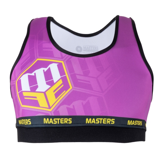 Top damski krótki MASTERS KICKGIRL VIOLET XL
