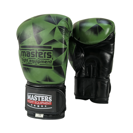 Rękawice bokserskie skórzane RBT-ROMB 14 oz - obrazek 3