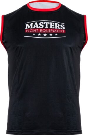 Koszulka do kick lightu MASTERS "HEXAGON" czarna (WAKO APPROVED) L