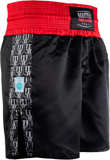 Spodenki do kick lightu MASTERS "HEXAGON" czarne (WAKO APPROVED) S - obrazek 3