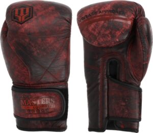 Rękawice bokserskie skórzane MASTERS RBT-MAROON 14 oz