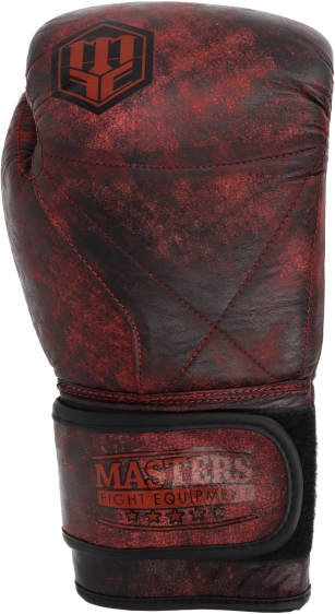 Rękawice bokserskie skórzane MASTERS RBT-MAROON 14 oz - obrazek 3