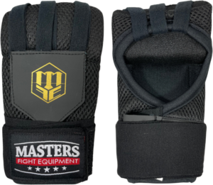 Bandaże bokserskie żelowe MASTERS BBŻ-GRIP czarne L/XL