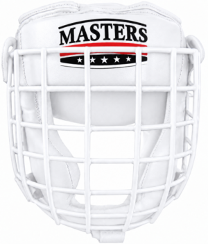 Kask bokserski z kratką KSS-4BPK biały XL